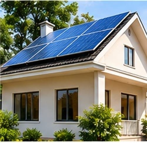Residential rooftop solar installation under PM Surya Ghar